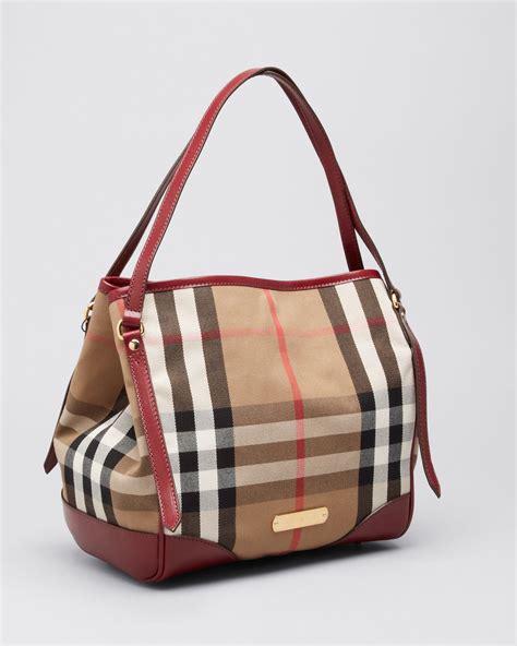 burberry bridle house check canterbury tote|Burberry Canterbury House Check Small Leather Tote .